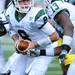 Eastern Michigan quarterback Alex Gillett holds the ball during the fourth quarter at Michigan Stadium on Saturday. Melanie Maxwell I AnnArbor.com